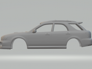 Subaru wrx wagon 3D Baskı Modeli
