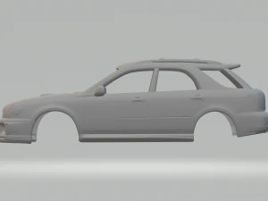 Subaru wrx wagon 3D Print Model