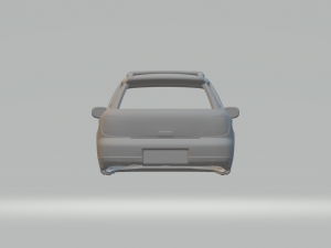 Subaru wrx wagon 3D Baskı Modeli