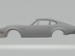 Aston martin race car Model Cetak 3D
