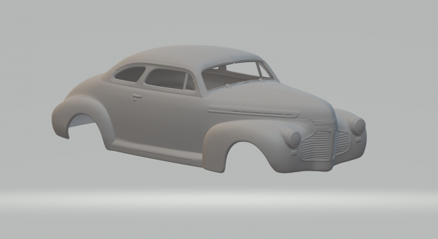 Chevrolet coupe 3D Принт Модель .c4d .max .obj .3ds .fbx .stl .blend 