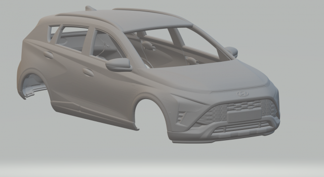 Hyundai bayron 3D Print Model .c4d .max .obj .3ds .fbx .stl .blend 