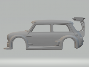 Cooper extreme race car 3D Print Model