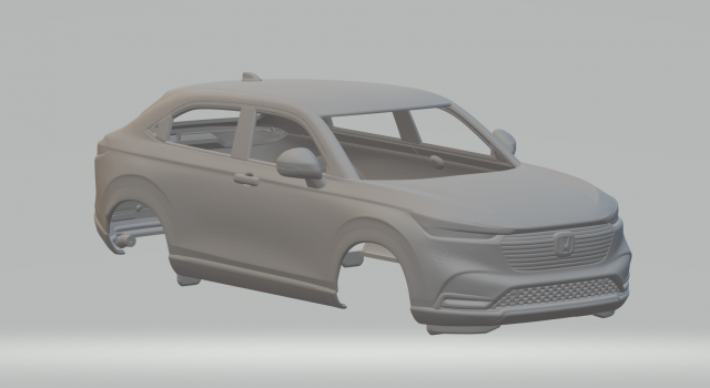 Honda hr-v eletric Modèles 3D en vedette .c4d .max .obj .3ds .fbx .stl .blend 