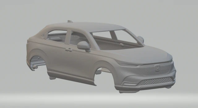 Honda hr-v eletric 3D Print Model .c4d .max .obj .3ds .fbx .stl .blend 