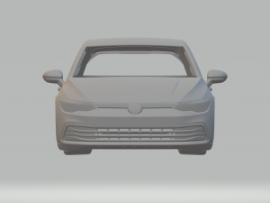 Volkswagen golf mk8 3D-printmodel