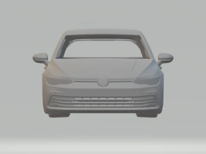 Volkswagen golf mk8 3D Print Model
