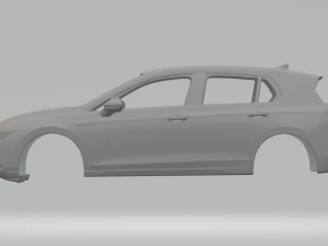 Volkswagen golf mk8 3D Print Model