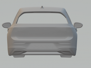 Volkswagen golf mk8 3D-printmodel