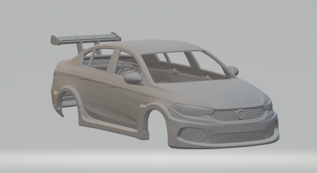 Fiat tipo Modèles 3D en vedette .c4d .max .obj .3ds .fbx .stl .blend 