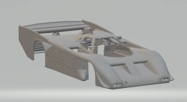 Nissan gtp zx turbo 3D Print Model .c4d .max .obj .3ds .fbx .stl .blend 
