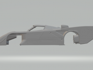 Nissan gtp zx turbo Model do druku 3D