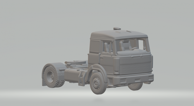 IVECO TURBO 4X2 3D 打印模型 .c4d .max .obj .3ds .fbx .stl .blend 
