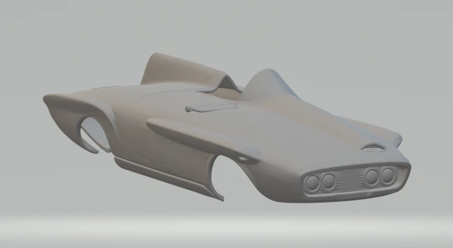 PLYMOUTH XNR 1960 3D Print Model .c4d .max .obj .3ds .fbx .stl .blend 