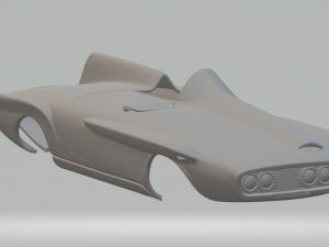 PLYMOUTH XNR 1960 3D Print Model