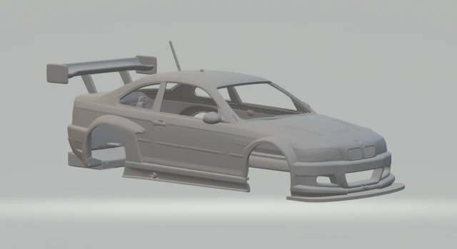 M3 race car 3D Print Model .c4d .max .obj .3ds .fbx .stl .blend 