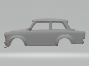 Trabant 601 rally custom car Modèles 3D en vedette