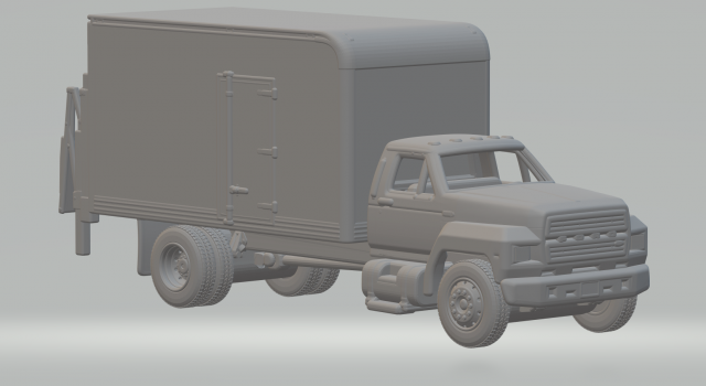 F800 BOX 1991 3D 프린트 모델 .c4d .max .obj .3ds .fbx .stl .blend 