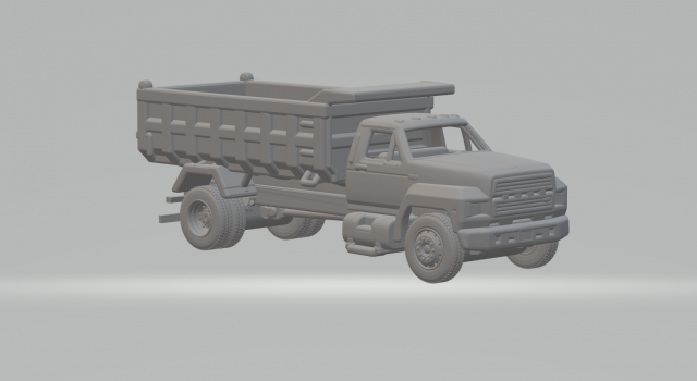F800 dumper 1991 3Dプリントモデル .c4d .max .obj .3ds .fbx .stl .blend 