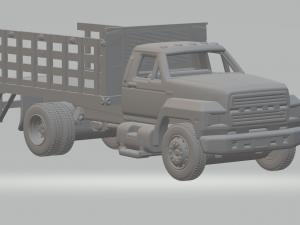 F800 flatbed 1991 3D प्रिंट मॉडल
