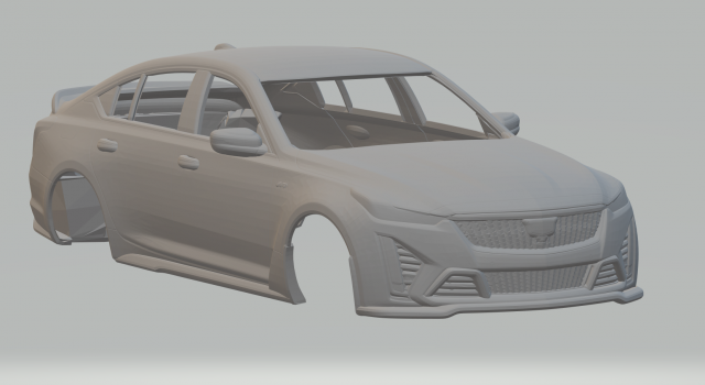 Cadillac ct5-v blackwing Modelo de Impressão 3D .c4d .max .obj .3ds .fbx .stl .blend 