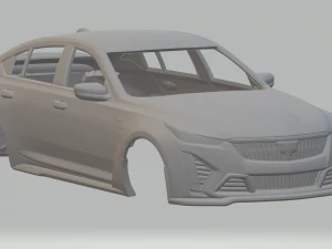 Cadillac ct5-v asa negra Modelo de Impressão 3D