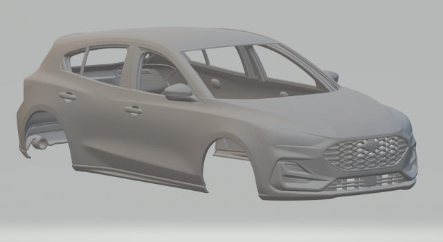 Focus hatch 3D 打印模型 .c4d .max .obj .3ds .fbx .stl .blend 