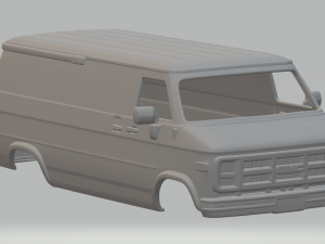 Gmc vandura 3Dプリントモデル