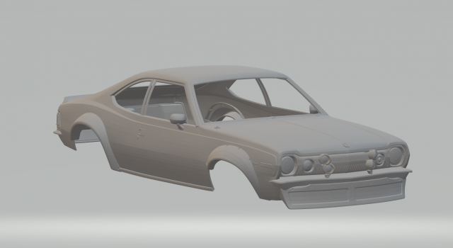 Amc hornet race car Modello di stampa 3D .c4d .max .obj .3ds .fbx .stl .blend 