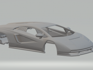 Countach 3D 프린트 모델