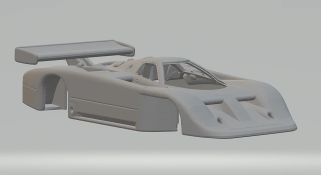 Nissan gtp zx turbo 3D Print Model .c4d .max .obj .3ds .fbx .stl .blend 