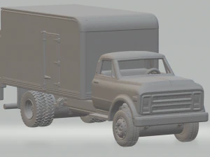 Chevrolet c50 caja Modelo de impresión 3D