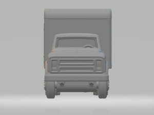 Chevrolet c50 box 3Dプリントモデル