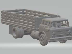 C800 coe flatbed Model do druku 3D