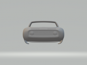 De tomaso vallelunga 3D प्रिंट मॉडल