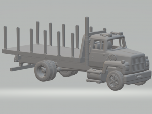 LN8000 flatbed 3D Print Model