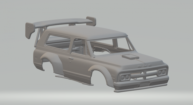 Gmc jimmy custom extreme 3D Print Model .c4d .max .obj .3ds .fbx .stl .blend 
