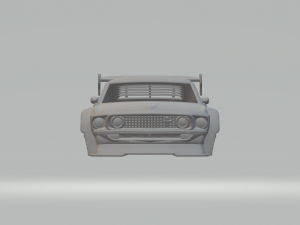Mustang extreme hillclimb 3D 打印模型