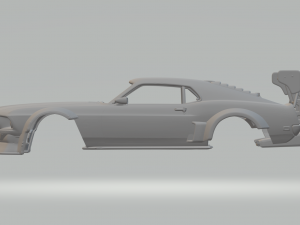 Mustang extreme hillclimb 3D 打印模型
