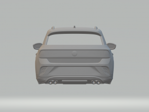Volkswagen t-roc 3D 프린트 모델