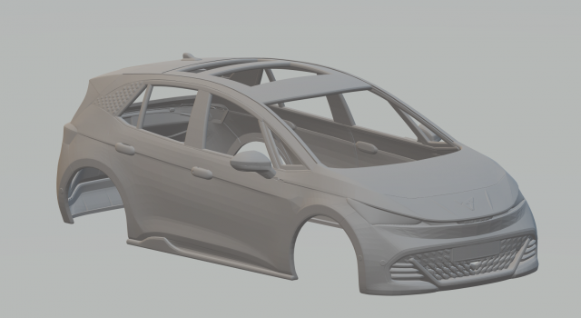 Seat cupra born Modèles 3D en vedette .c4d .max .obj .3ds .fbx .stl .blend 