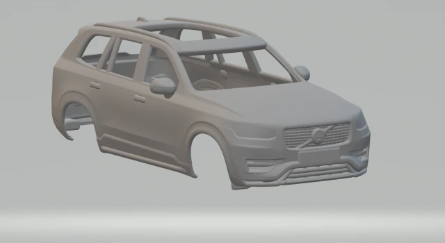 Volvo xc90 r 3D Print Model .c4d .max .obj .3ds .fbx .stl .blend 