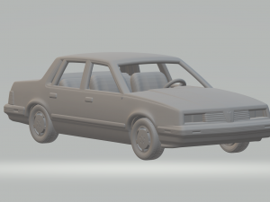 Pontiac 6000 ste 1983 3D 프린트 모델