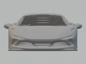 Ferrari f8 tributo 3D प्रिंट मॉडल