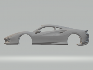 Ferrari f8 tributo 3D प्रिंट मॉडल