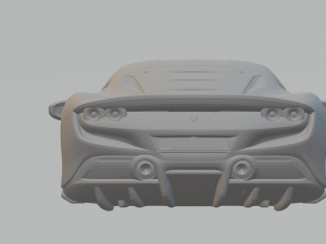 Ferrari f8 tributo 3D प्रिंट मॉडल