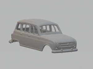 Renault r4 3D प्रिंट मॉडल