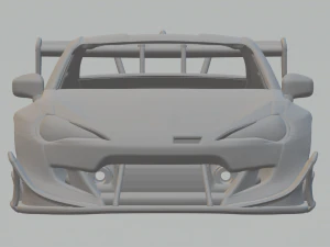 SUBARU BRZ RACE CUSTOM 3D Print Model