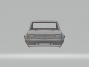 Toyota corolla race car classic 3D-printmodel