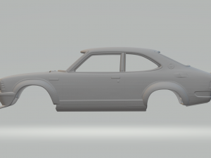 Toyota corolla race car classic 3D-printmodel